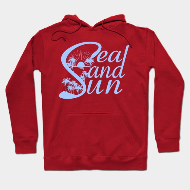 sea sand sun Hoodie by mkbl